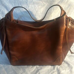 Frye Mackenna Shoulder Bag-Cognac